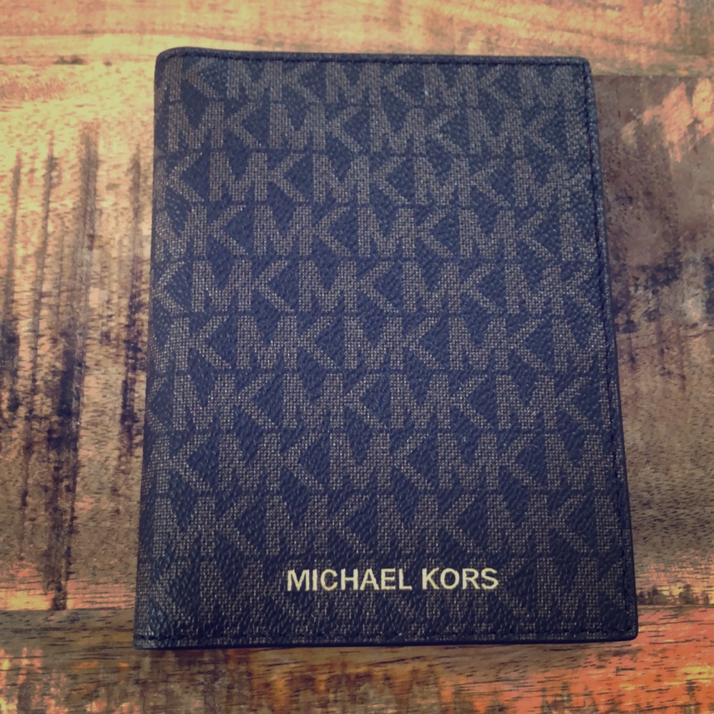 Michael Kors Logo Passport Wallet